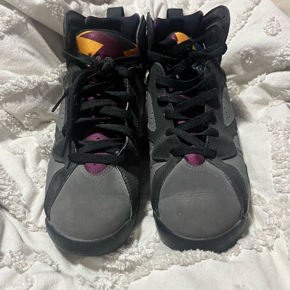 Black and Gray Jordan 7s
